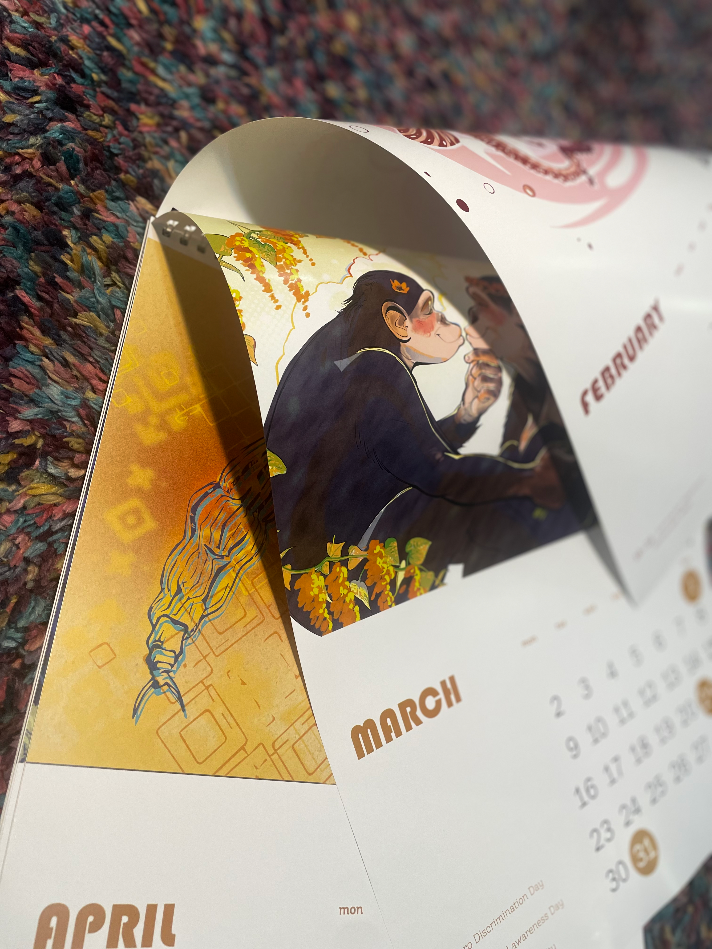 Calendar pages